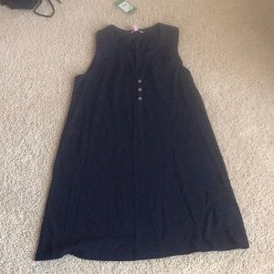 NWT Lilly Pulitzer navy Essie Dress size l